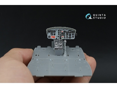 Uh-1b 3d-printed & Coloured Interior On Decal Paper (Trumpeter) (Small Version) - zdjęcie 12
