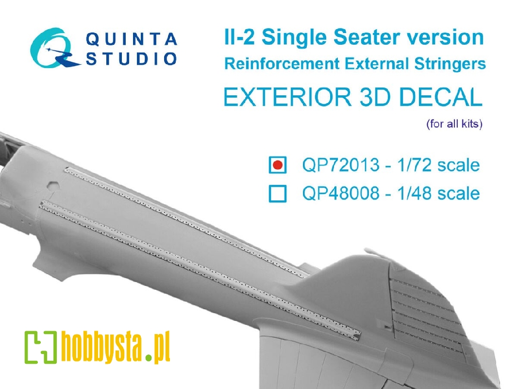 Il-2 (Single Seater) Reinforcement External Stringers (All Kits) - zdjęcie 1 Il-2 (Single Seater) Reinforcement External Stringers (All Kits) - zdjęcie 1