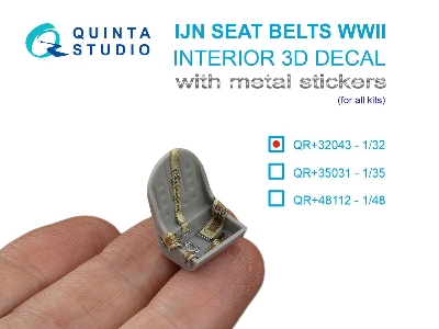 Wwii Imperial Japanese Navy Seatbelts (With Metal Buckles) (All Kits) - zdjęcie 1