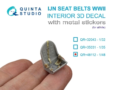 Wwii Imperial Japanese Navy Seatbelts (With Metal Buckles) (All Kits) - zdjęcie 1