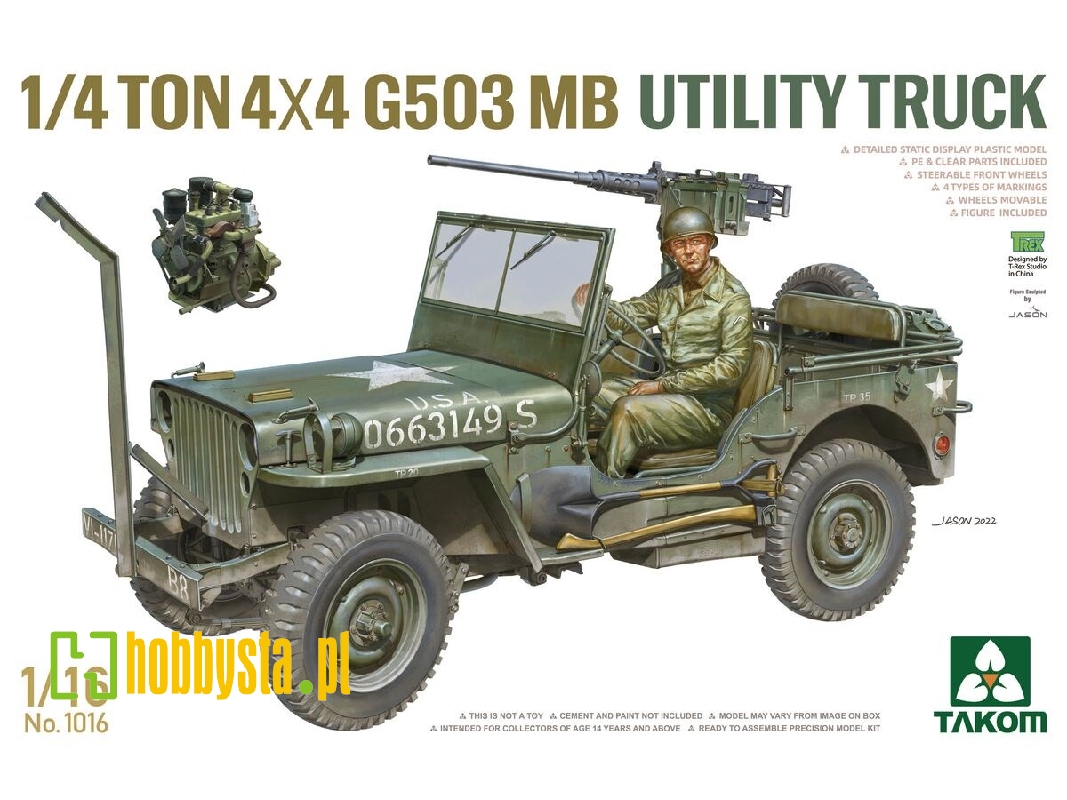 1/4 Ton 4x4 G503 Mb Utility Truck - zdjęcie 1 1/4 Ton 4x4 G503 Mb Utility Truck - zdjęcie 1