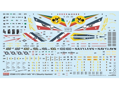 Grumman F-14 D Tomcat - "vf-2 Bounty Hunters" Fighter Aircraft - zdjęcie 2