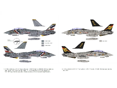 Grumman F-14 D Tomcat - "vf-2 Bounty Hunters" Fighter Aircraft - zdjęcie 3
