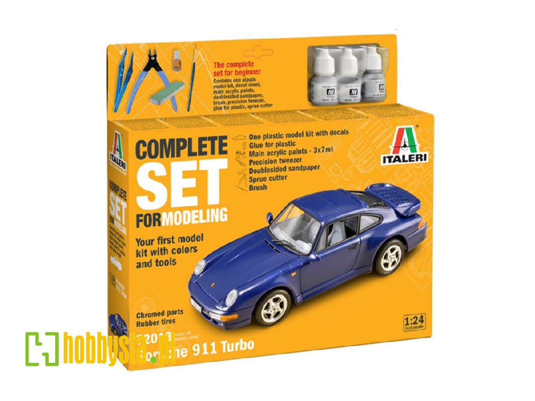 Porsche 911 z farbami i klejem - zdjęcie 1