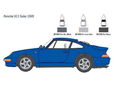 Porsche 911 z farbami i klejem - zdjęcie 4