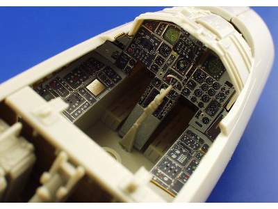  F-15C interior 1/32 - Tamiya - blaszki - zdjęcie 3