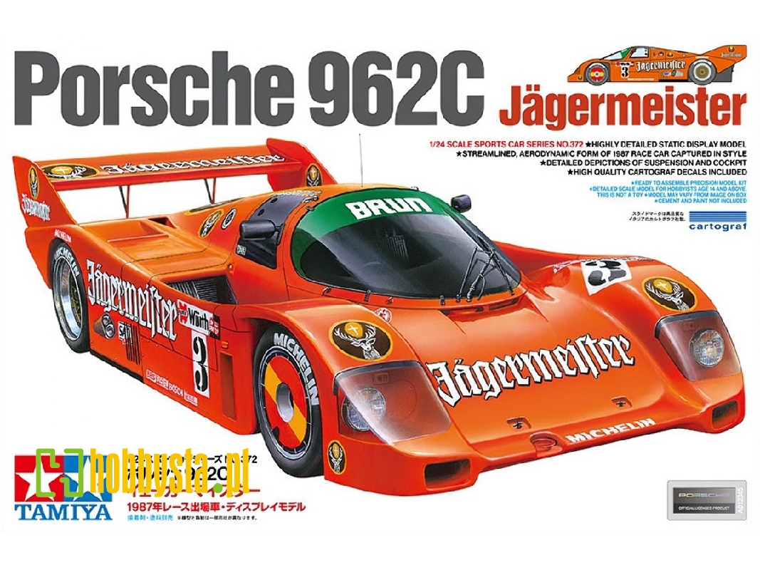 Porsche 962c Jagermeister - zdjęcie 1 Porsche 962c Jagermeister - zdjęcie 1