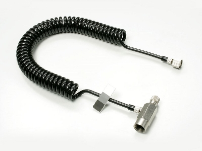 Compressed Air Socket Connection 1/8 Inch Spiral Black - zdjęcie 1