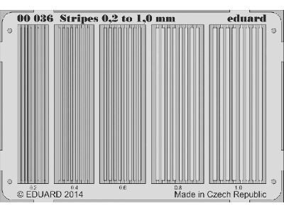 Stripes 0.2 to 1 mm - zdjęcie 1