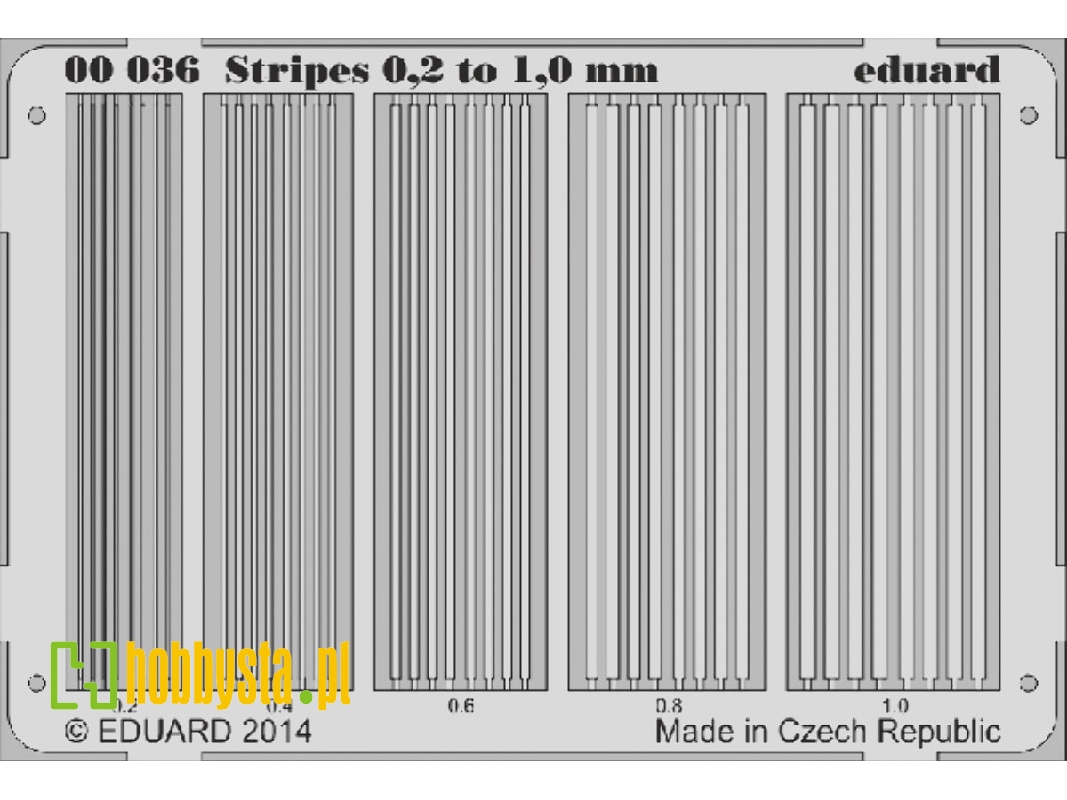 Stripes 0.2 to 1 mm - zdjęcie 1