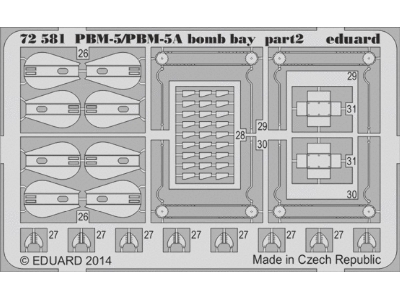 PBM-5/ PBM-5A bomb bay 1/72 - Minicraft - zdjęcie 4