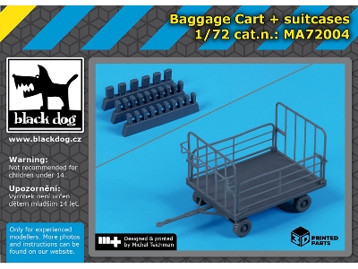 Baggage Cart + Suitcases - zdjęcie 1