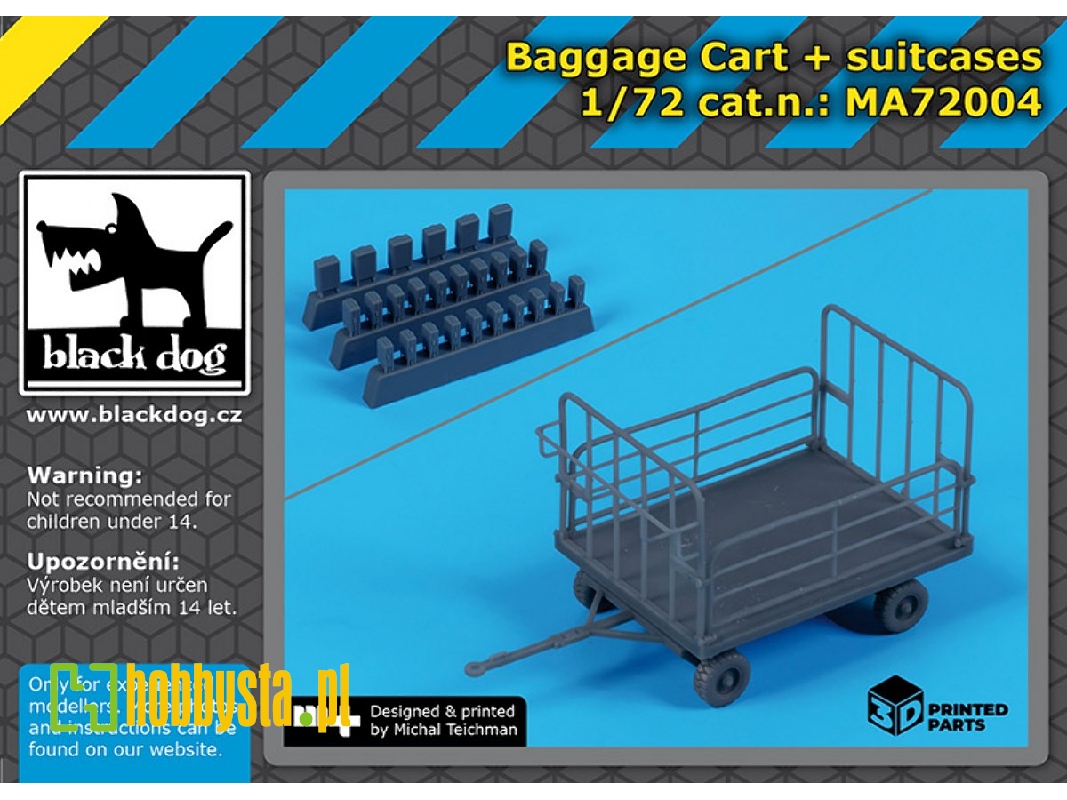 Baggage Cart + Suitcases - zdjęcie 1