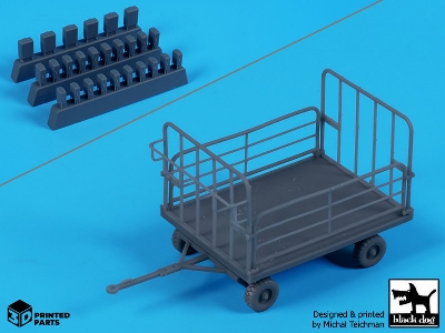 Baggage Cart + Suitcases - zdjęcie 2