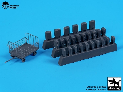 Baggage Cart + Suitcases - zdjęcie 3