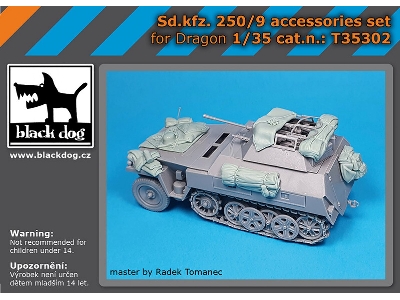 Sd.Kfz 250/9 Accessories Set (For Dragon) - zdjęcie 1