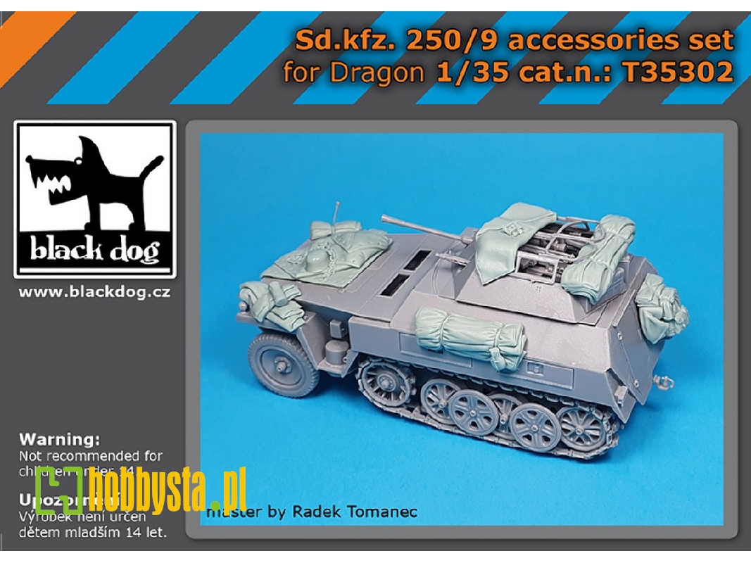 Sd.Kfz 250/9 Accessories Set (For Dragon) - zdjęcie 1
