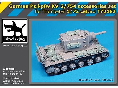 German Pz.Kpfw Kv-2/754 Accessories Set (For Trumpeter) - zdjęcie 1