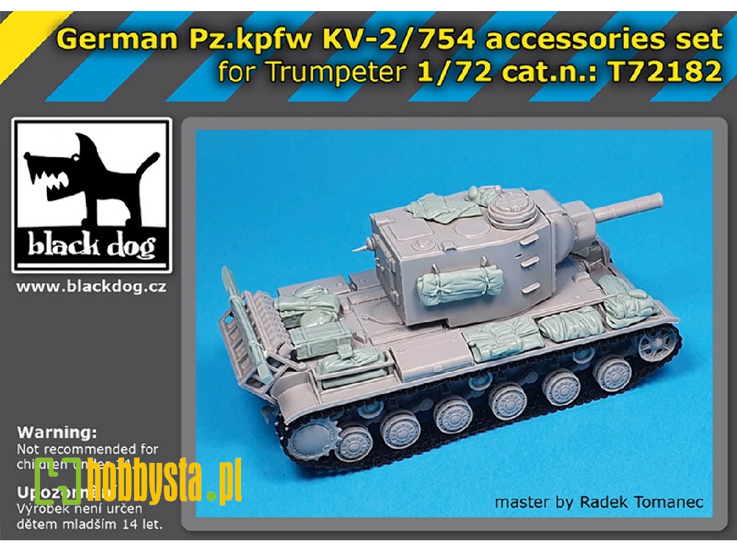 German Pz.Kpfw Kv-2/754 Accessories Set (For Trumpeter) - zdjęcie 1
