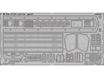  F-14A exterior 1/48 - Hobby Boss - blaszki - zdjęcie 1