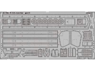  F-14A exterior 1/48 - Hobby Boss - blaszki - zdjęcie 2