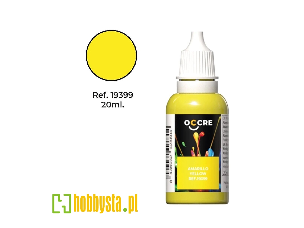 Occre 19399 Yellow Farba Akrylowa - zdjęcie 1 Occre 19399 Yellow Farba Akrylowa - zdjęcie 1