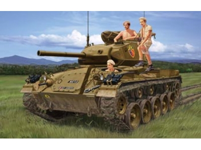 M24 Chaffee czołg francuski - Wojna Indochińska - zdjęcie 1