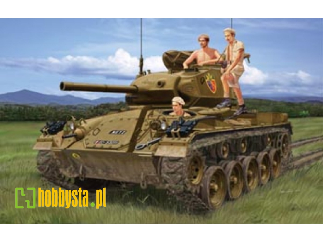 M24 Chaffee czołg francuski - Wojna Indochińska - zdjęcie 1