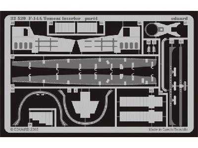  F-14A interior 1/32 - Tamiya - blaszki - zdjęcie 5