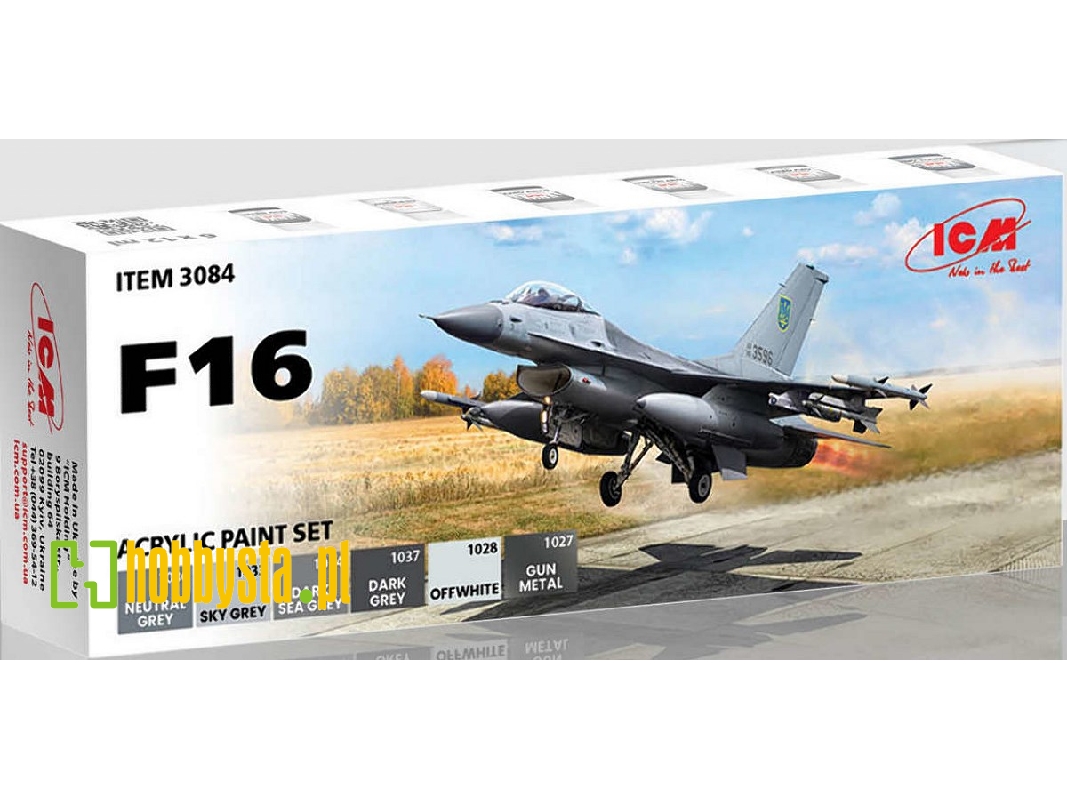Acrylic Paint Set For F16 - zdjęcie 1