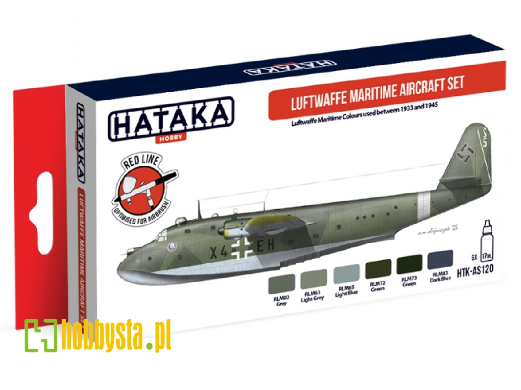Htk-as120 Luftwaffe Maritime Aircraft Paint Set - zdjęcie 1