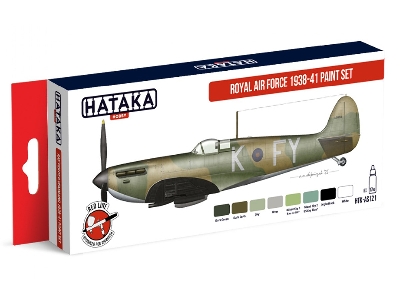 Htk-as121 Royal Airforce 1938 - 1941 Paint Set - zdjęcie 1