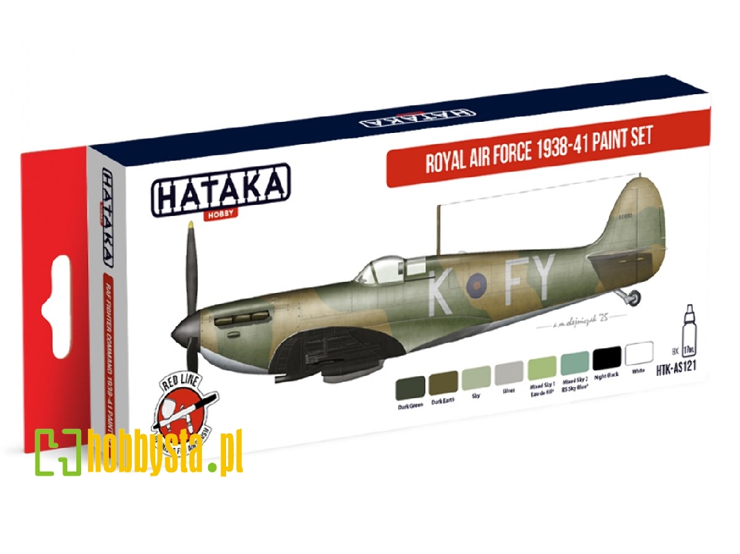 Htk-as121 Royal Airforce 1938 - 1941 Paint Set - zdjęcie 1