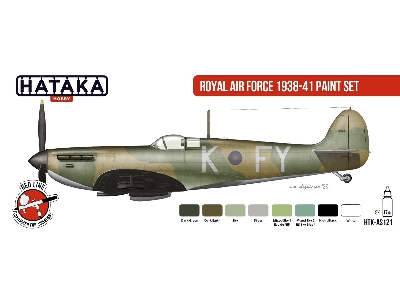 Htk-as121 Royal Airforce 1938 - 1941 Paint Set - zdjęcie 3