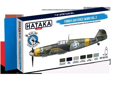 Htk-bs118 Finnish Air Force (Wwii) Vol. 2 Paint Set - zdjęcie 1