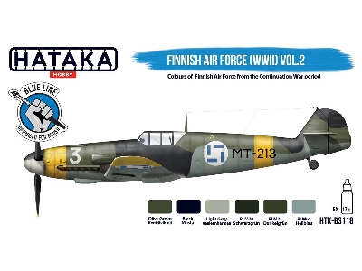 Htk-bs118 Finnish Air Force (Wwii) Vol. 2 Paint Set - zdjęcie 3
