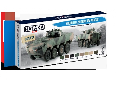 Htk-bs72 Modern Polish Army Afv Paint Set - zdjęcie 1