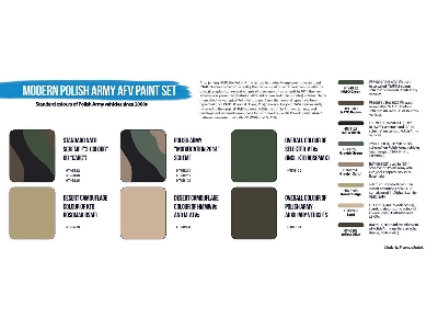 Htk-bs72 Modern Polish Army Afv Paint Set - zdjęcie 2