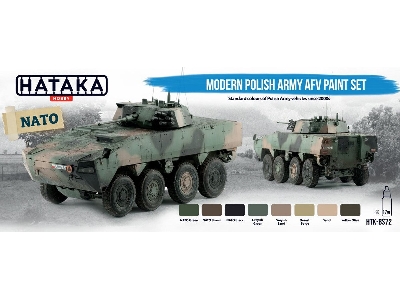 Htk-bs72 Modern Polish Army Afv Paint Set - zdjęcie 3
