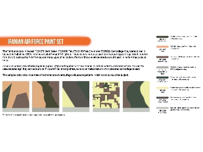 Cs119 Iranian Air Force Paint Set - zdjęcie 2