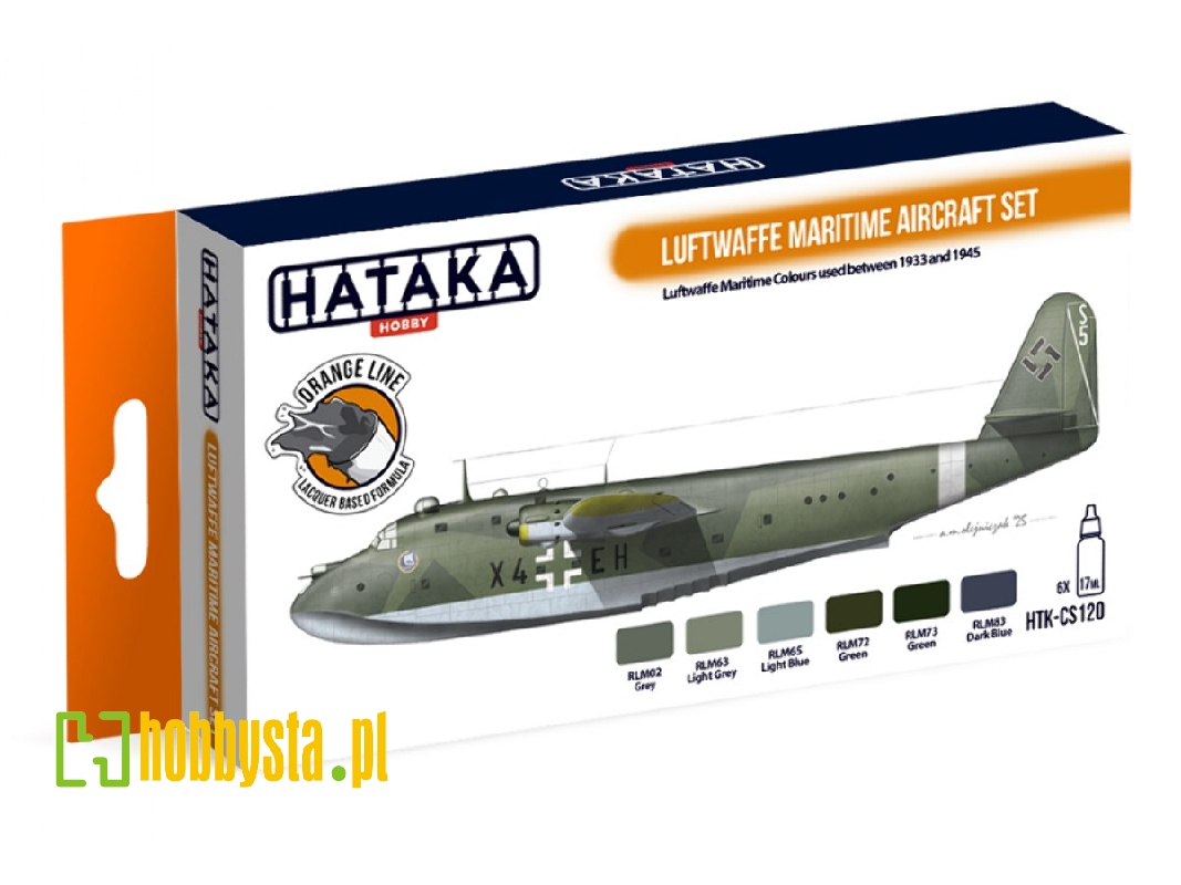 Htk-cs120 Luftwaffe Maritime Aircraft Paint Set - zdjęcie 1