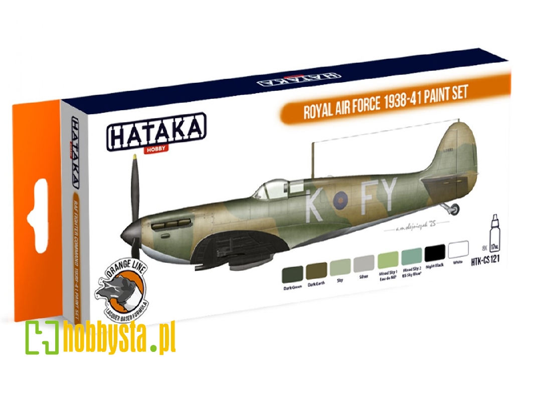 Htk-cs121 Royal Airforce 1938 - 1941 Paint Set - zdjęcie 1