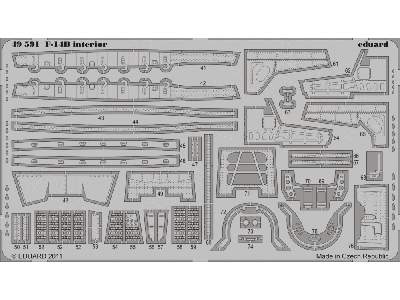  F-14B interior S. A 1/48 - Hobby Boss - blaszki - zdjęcie 3