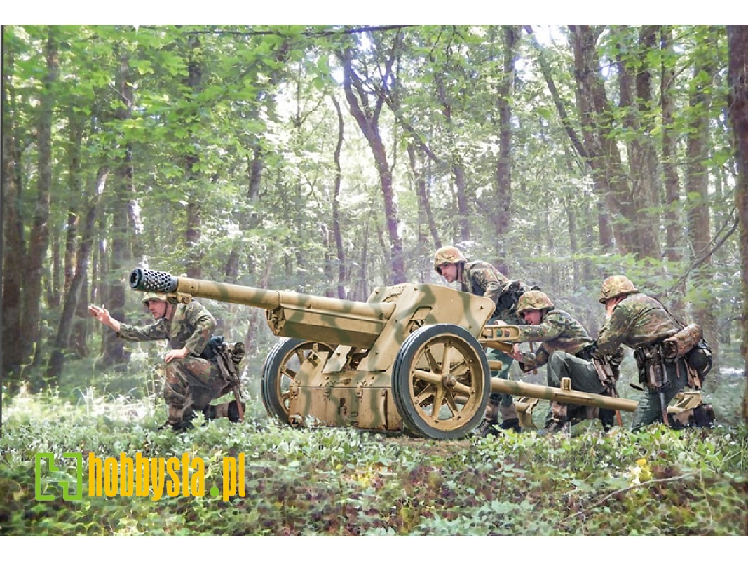 Niemieckie dzało przeciwpancerne Pak 97/38 AT Gun z obsługą - zdjęcie 1