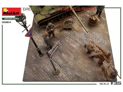 Dresden 1945 T-34/85 Field Repair - Big Set - zdjęcie 20