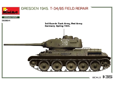 Dresden 1945 T-34/85 Field Repair - Big Set - zdjęcie 21