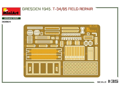 Dresden 1945 T-34/85 Field Repair - Big Set - zdjęcie 28