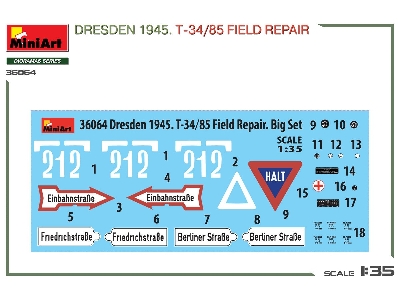 Dresden 1945 T-34/85 Field Repair - Big Set - zdjęcie 29