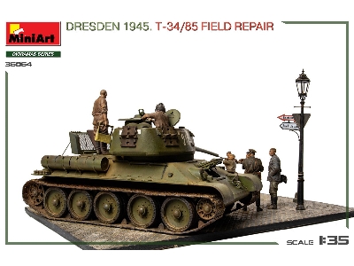 Dresden 1945 T-34/85 Field Repair - Big Set - zdjęcie 57