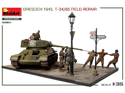 Dresden 1945 T-34/85 Field Repair - Big Set - zdjęcie 68